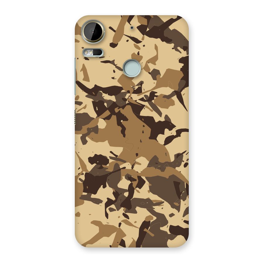 Brown Camouflage Army Back Case for Desire 10 Pro