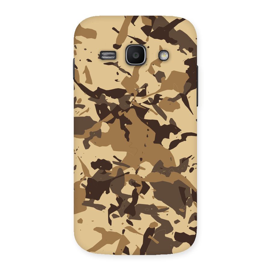 Brown Camouflage Army Back Case for Galaxy Ace 3