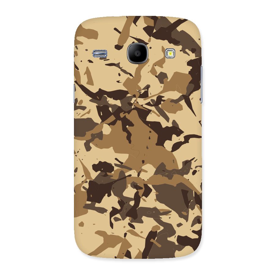 Brown Camouflage Army Back Case for Galaxy Core
