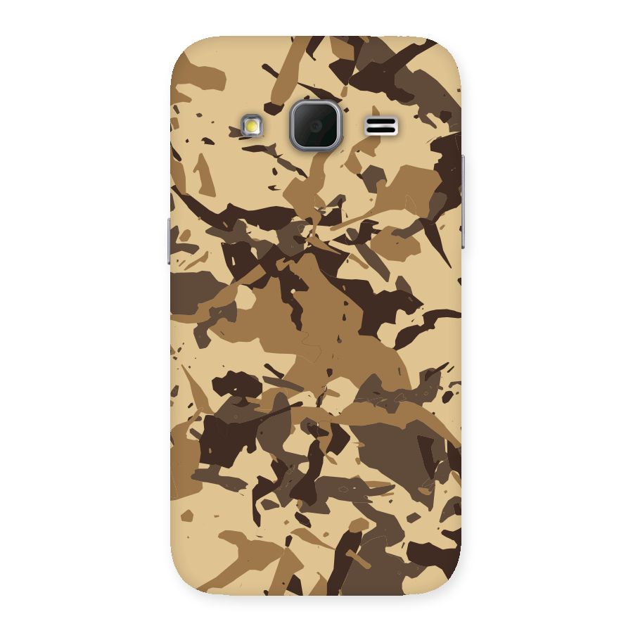 Brown Camouflage Army Back Case for Galaxy Core Prime