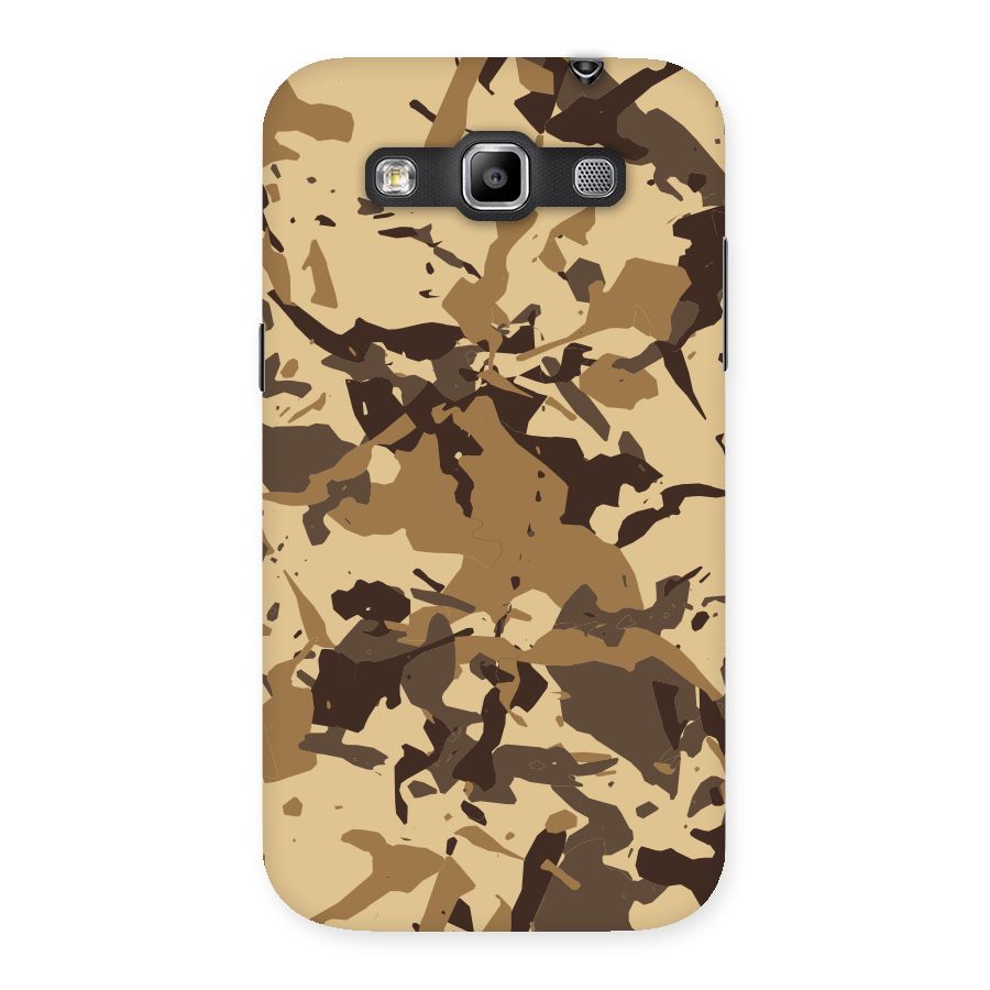 Brown Camouflage Army Back Case for Galaxy Grand Quattro