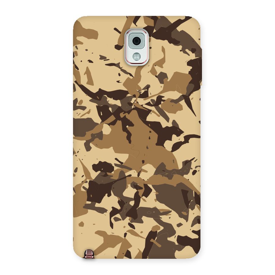 Brown Camouflage Army Back Case for Galaxy Note 3