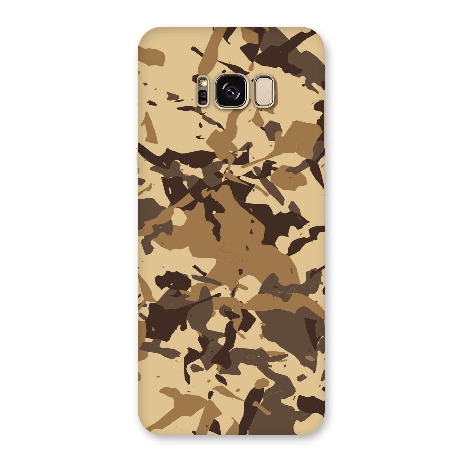 Brown Camouflage Army Back Case for Galaxy S8 Plus