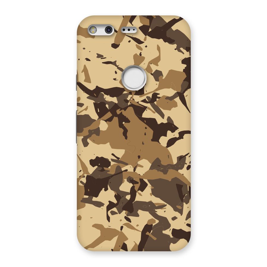 Brown Camouflage Army Back Case for Google Pixel