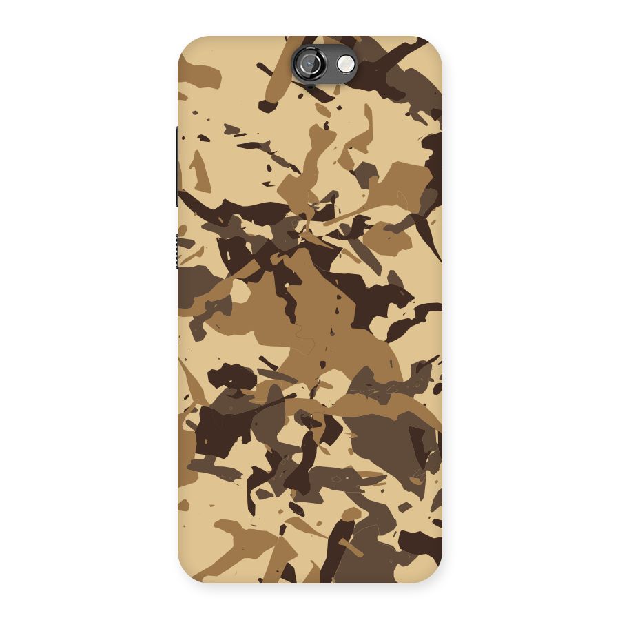 Brown Camouflage Army Back Case for HTC One A9