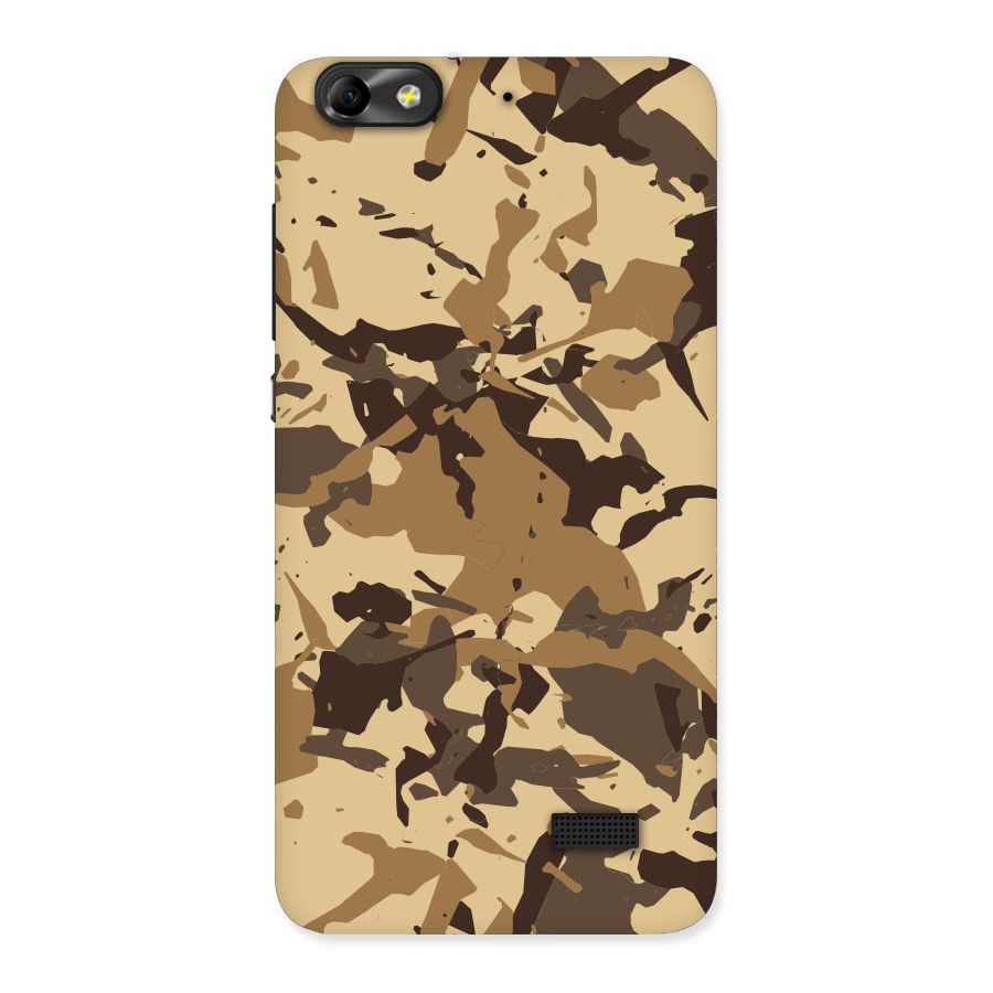 Brown Camouflage Army Back Case for Honor 4C