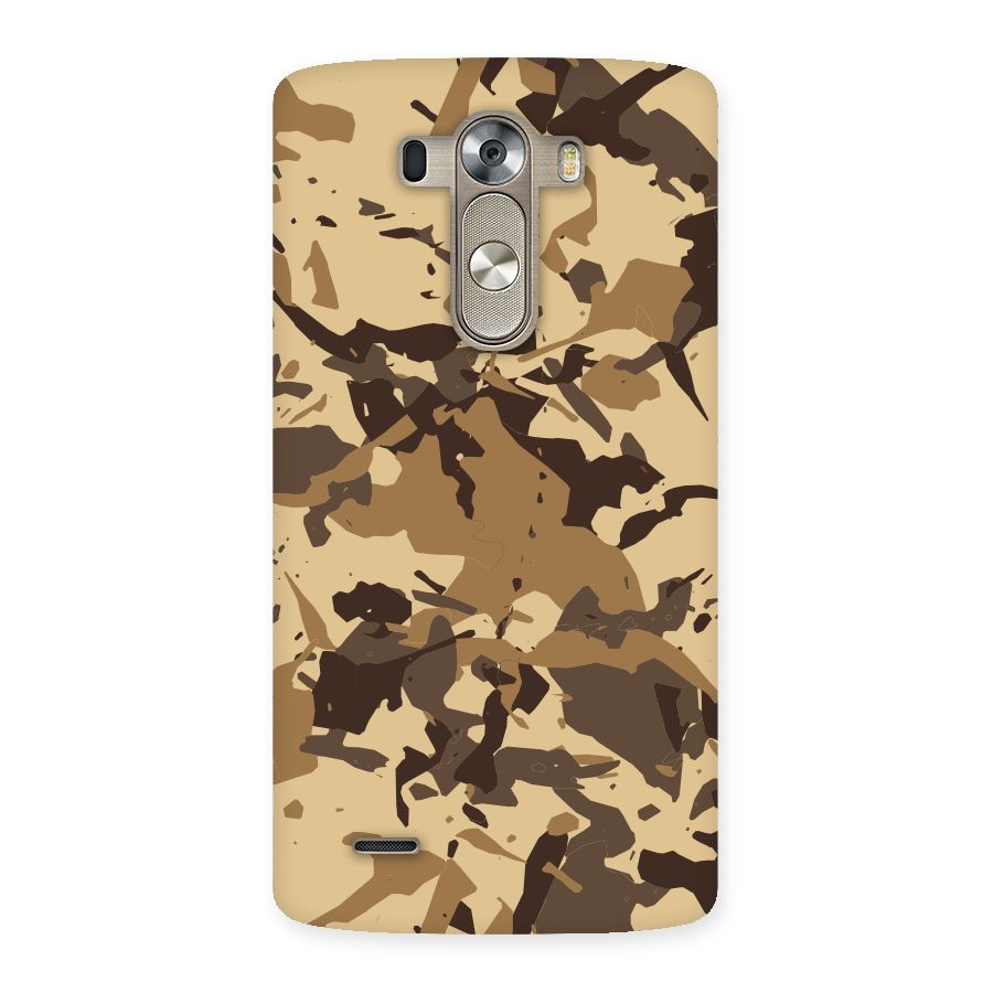 Brown Camouflage Army Back Case for LG G3