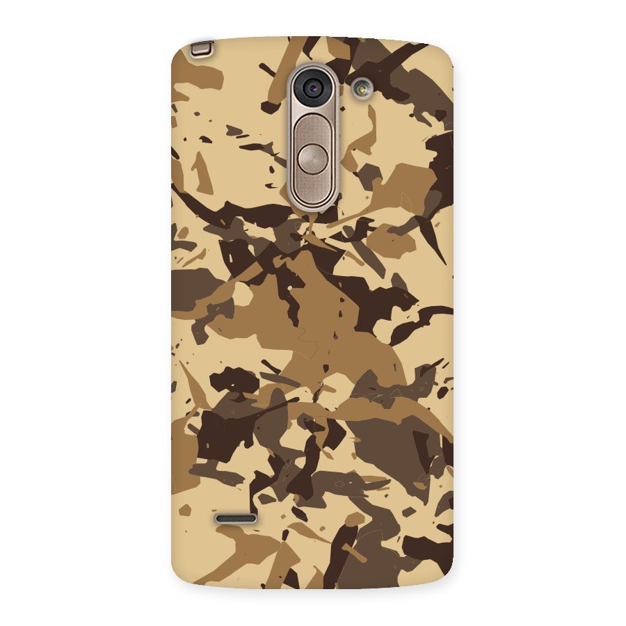 Brown Camouflage Army Back Case for LG G3 Stylus