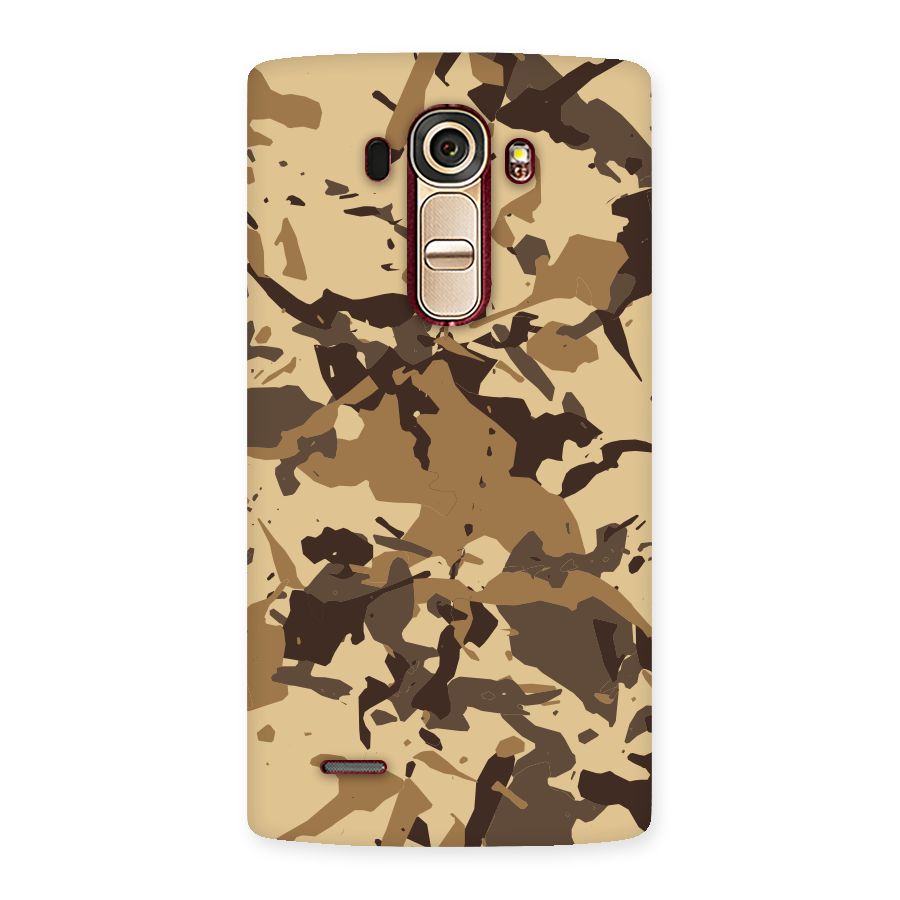Brown Camouflage Army Back Case for LG G4
