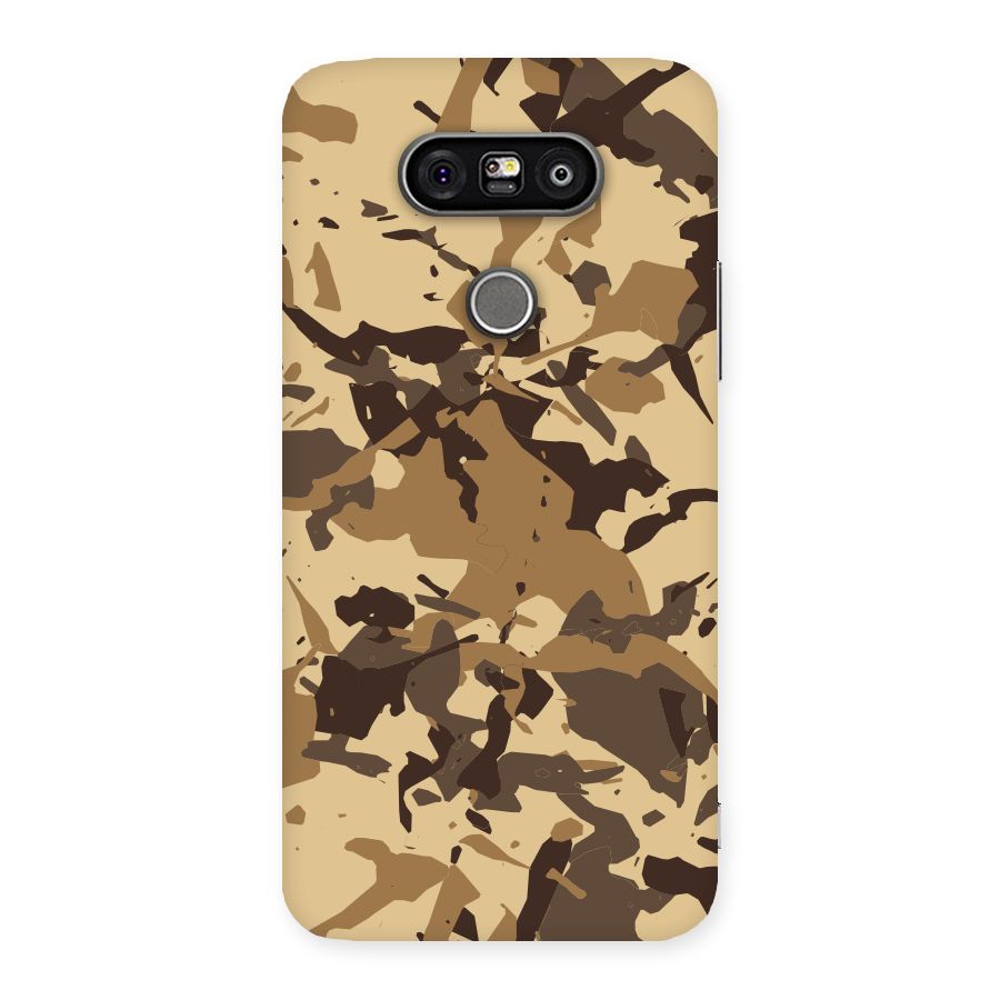 Brown Camouflage Army Back Case for LG G5