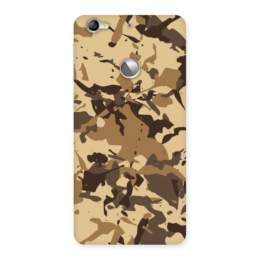 Brown Camouflage Army Back Case for LeTV Le 1s