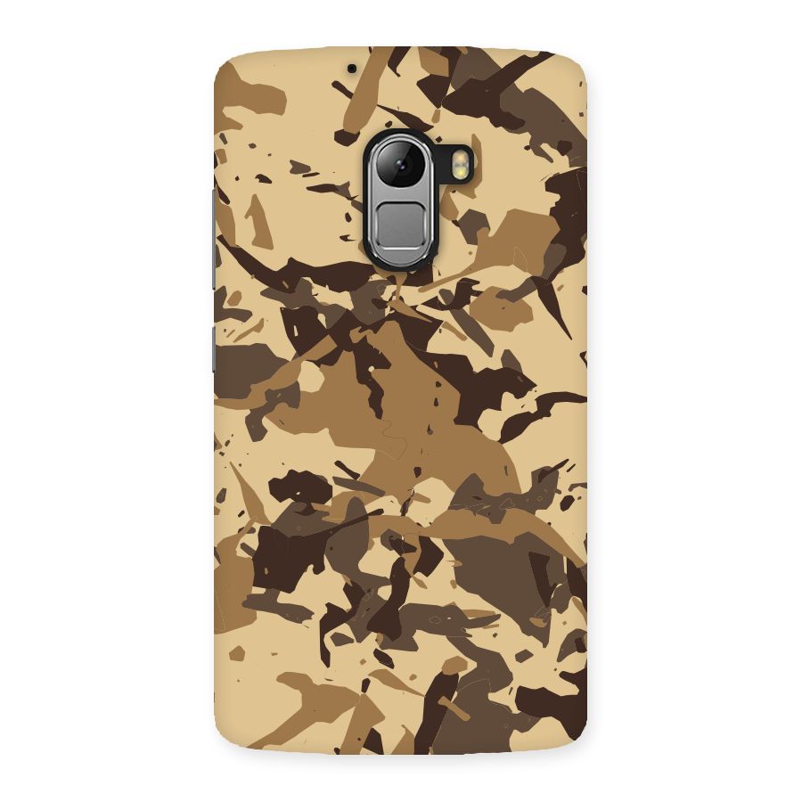 Brown Camouflage Army Back Case for Lenovo K4 Note