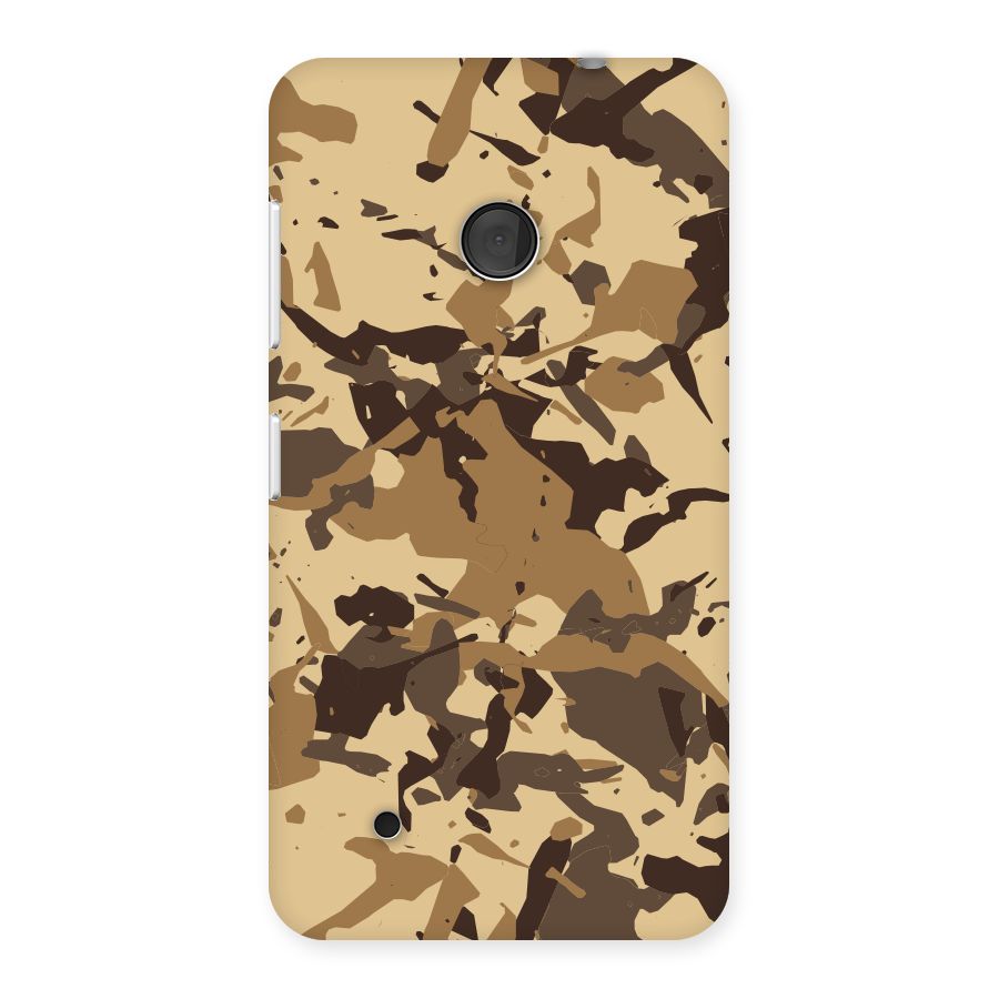 Brown Camouflage Army Back Case for Lumia 530