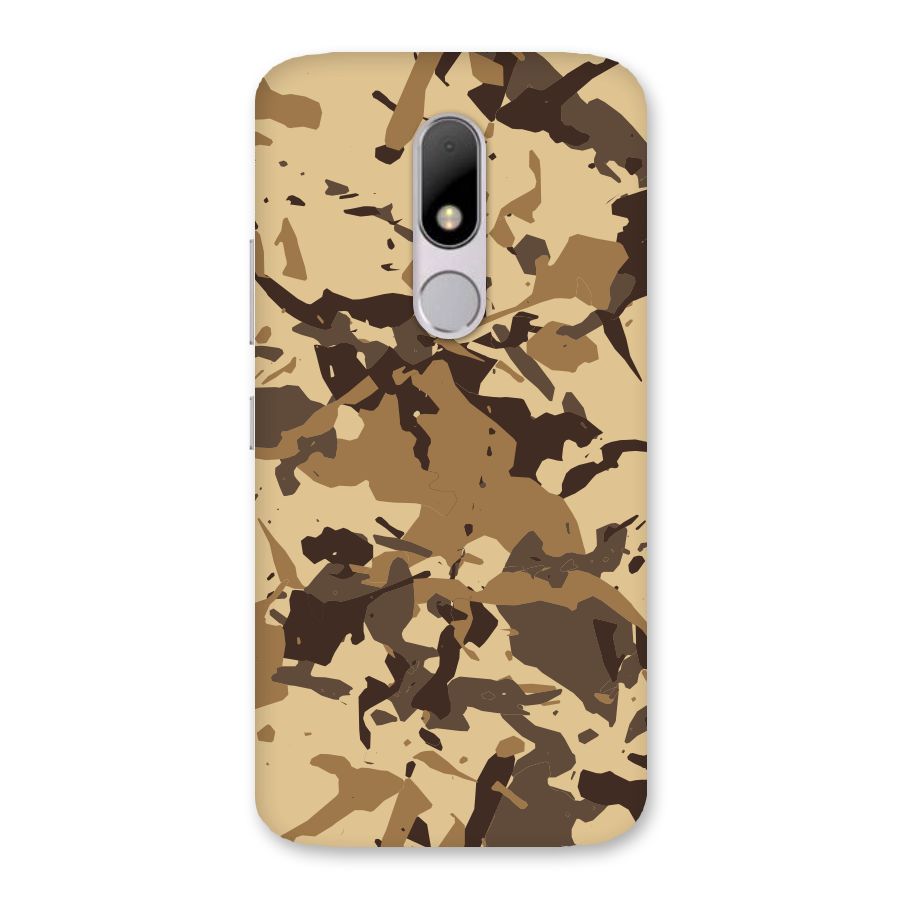 Brown Camouflage Army Back Case for Moto M