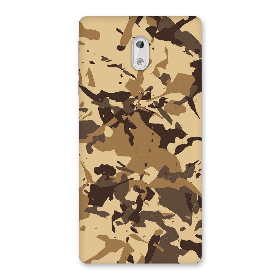 Brown Camouflage Army Back Case for Nokia 3