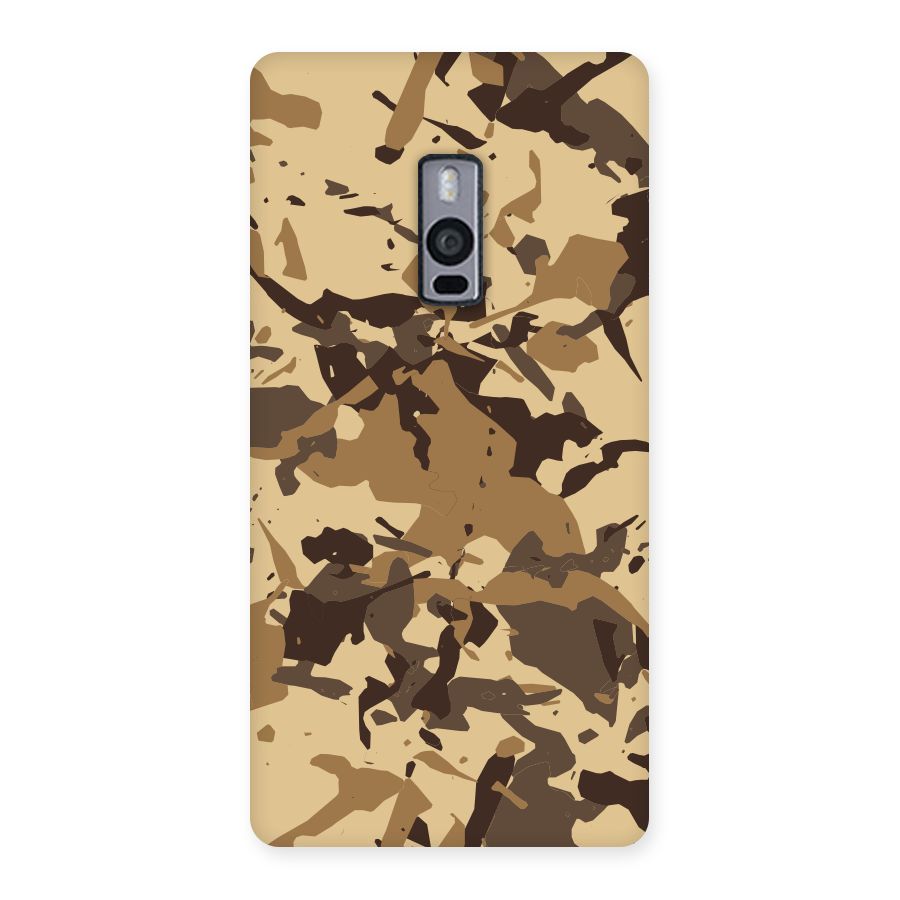 Brown Camouflage Army Back Case for OnePlus Two