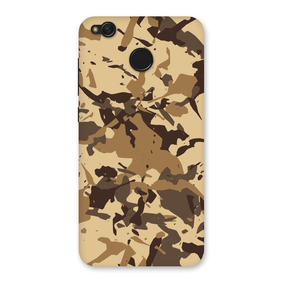 Brown Camouflage Army Back Case for Redmi 4