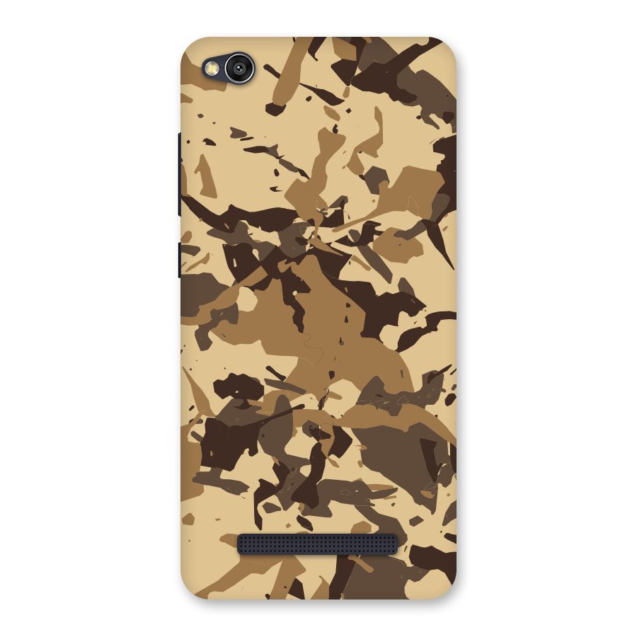 Brown Camouflage Army Back Case for Redmi 4A
