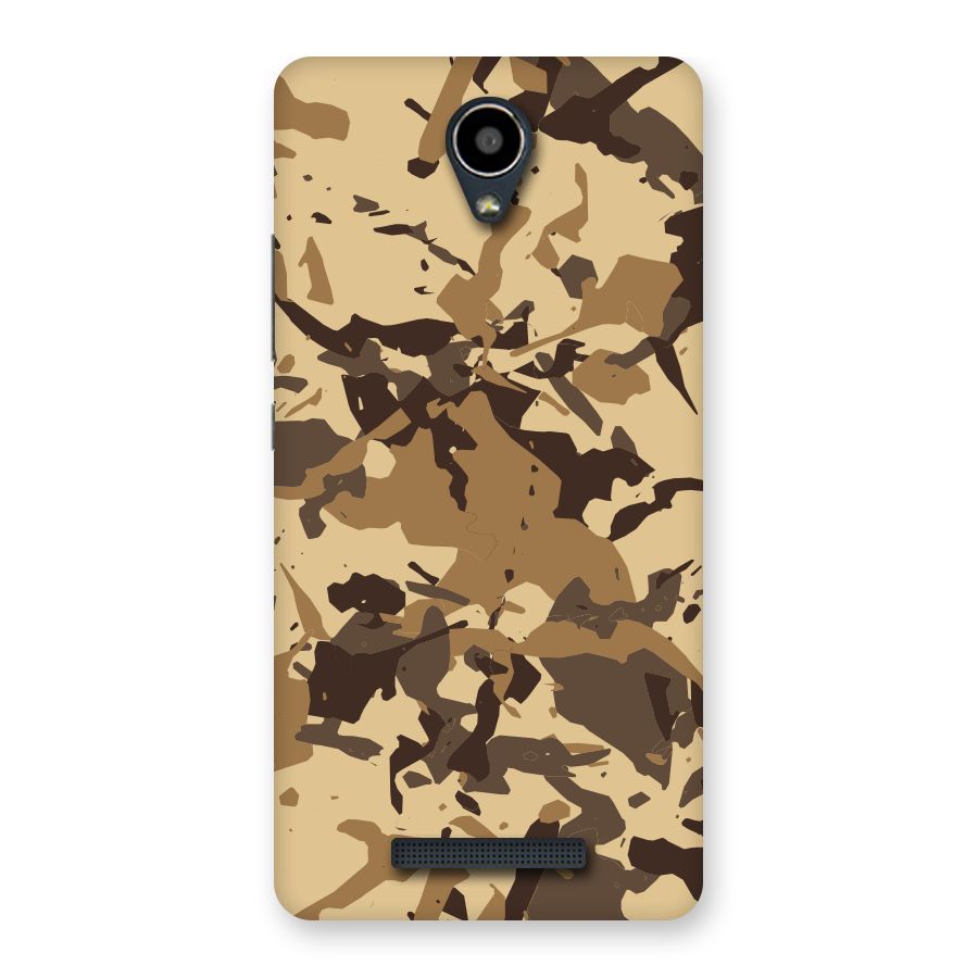 Brown Camouflage Army Back Case for Redmi Note 2