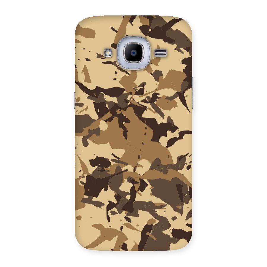 Brown Camouflage Army Back Case for Samsung Galaxy J2 2016