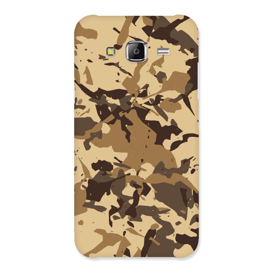 Brown Camouflage Army Back Case for Samsung Galaxy J5
