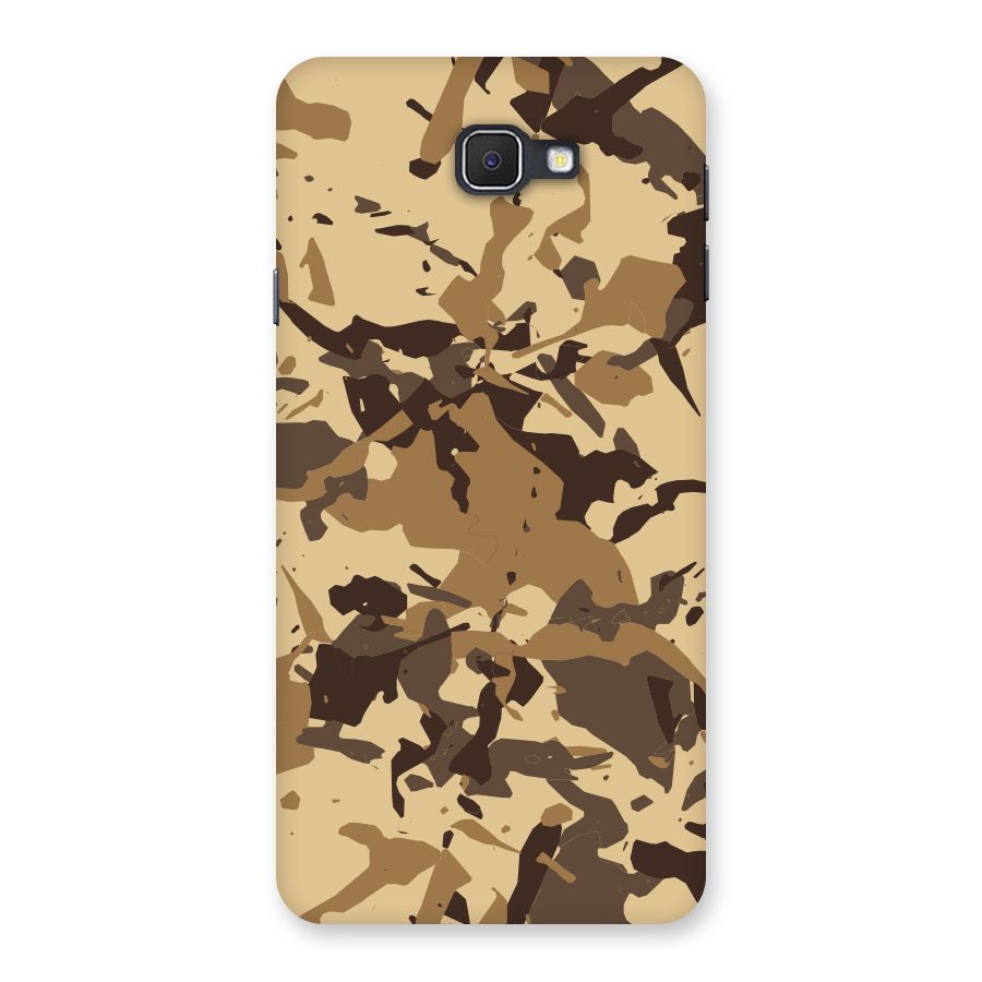 Brown Camouflage Army Back Case for Samsung Galaxy J7 Prime