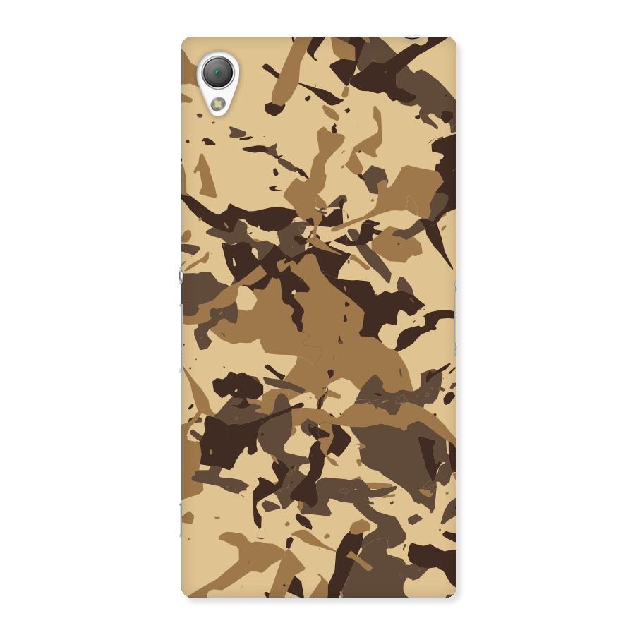 Brown Camouflage Army Back Case for Sony Xperia Z3