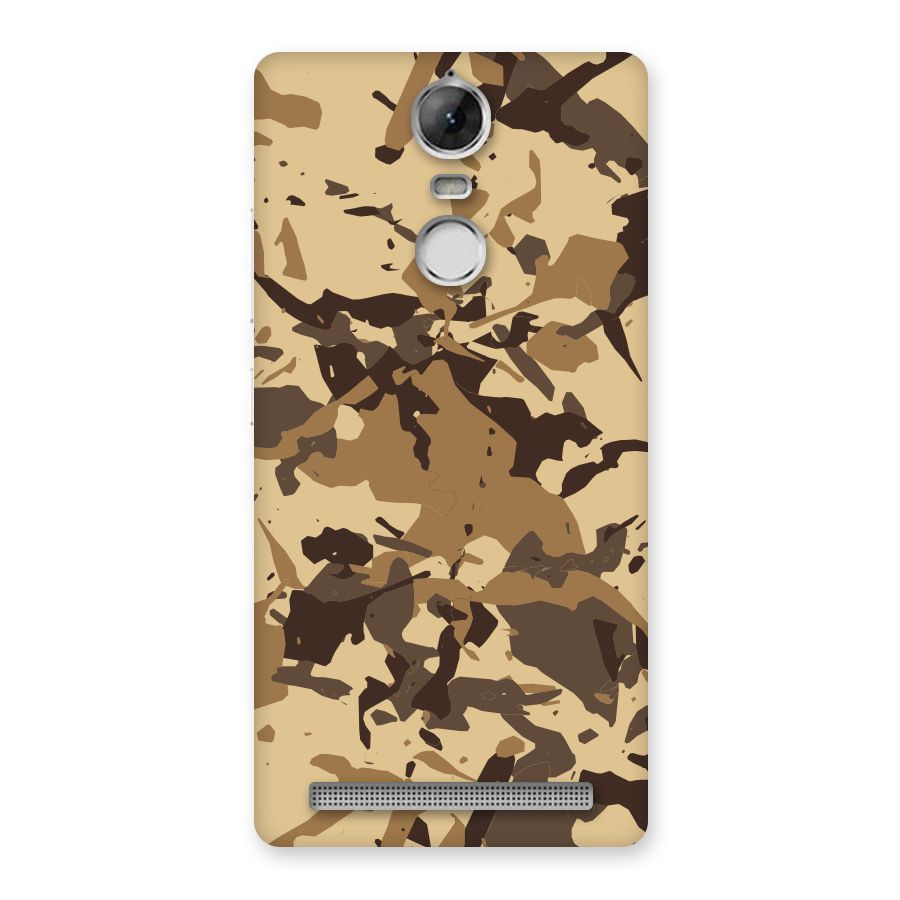 Brown Camouflage Army Back Case for Vibe K5 Note