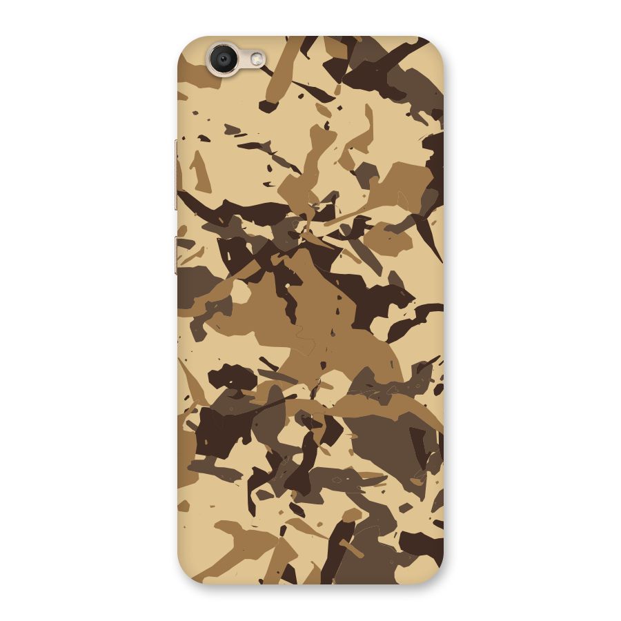 Brown Camouflage Army Back Case for Vivo V5