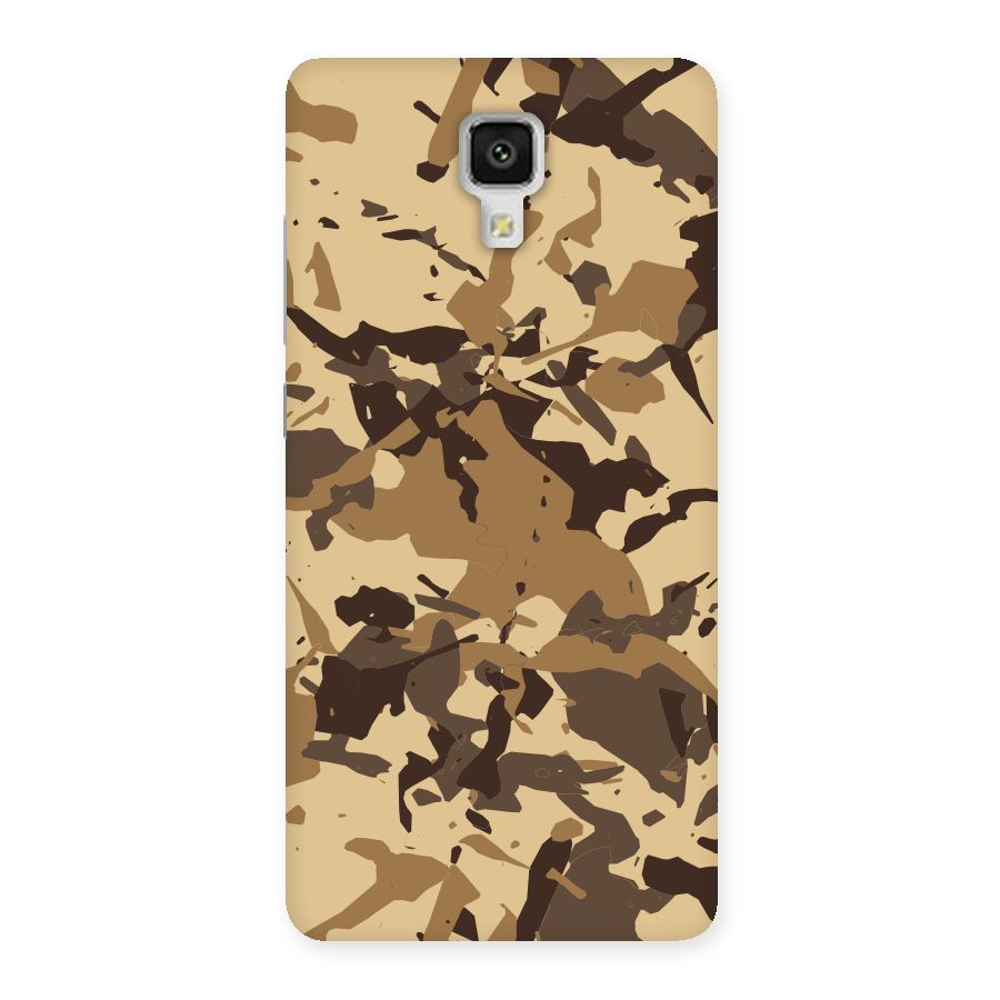 Brown Camouflage Army Back Case for Xiaomi Mi 4