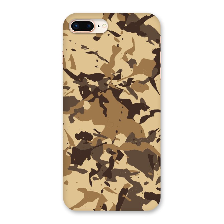 Brown Camouflage Army Back Case for iPhone 8 Plus