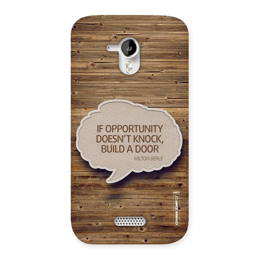 Build Your Door Back Case for Micromax Canvas HD A116