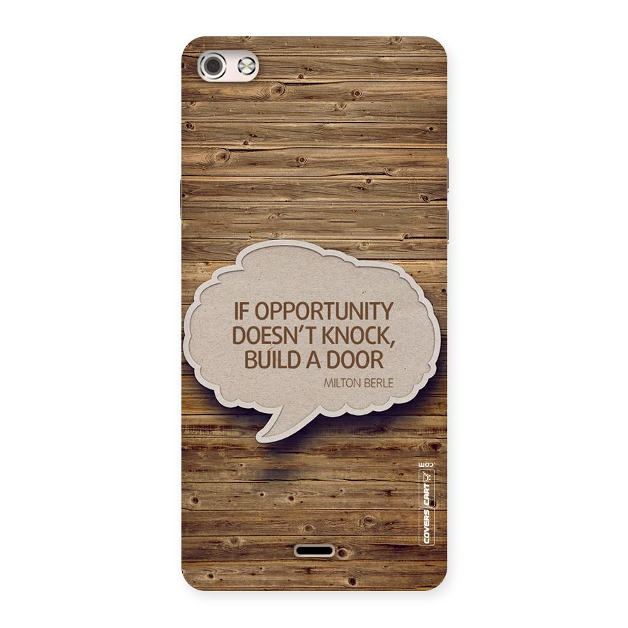 Build Your Door Back Case for Micromax Canvas Silver 5