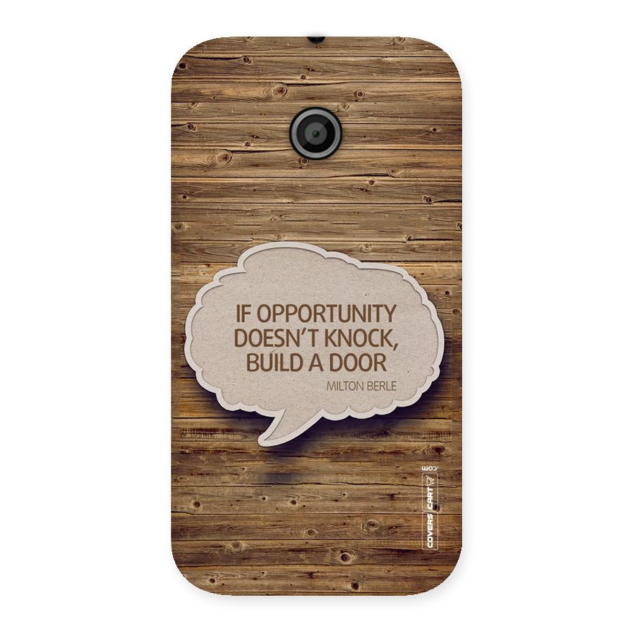 Build Your Door Back Case for Moto E