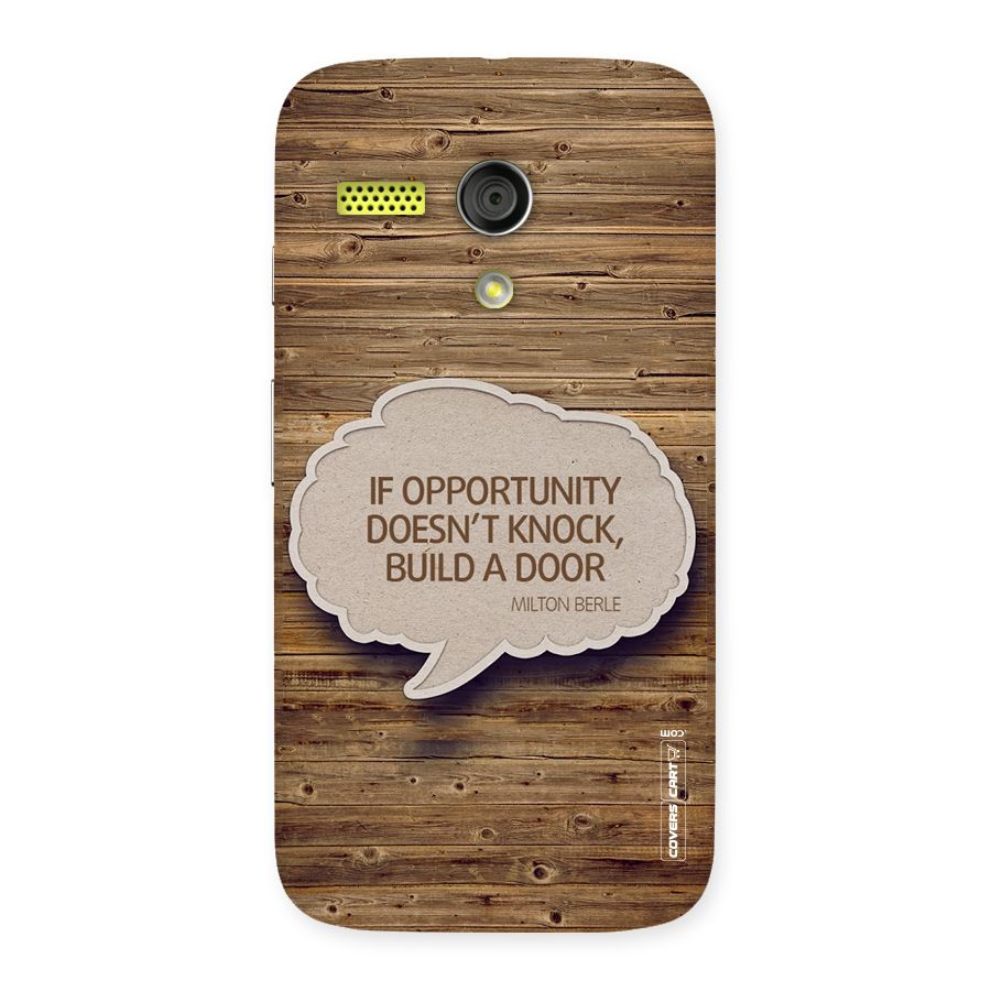 Build Your Door Back Case for Moto G