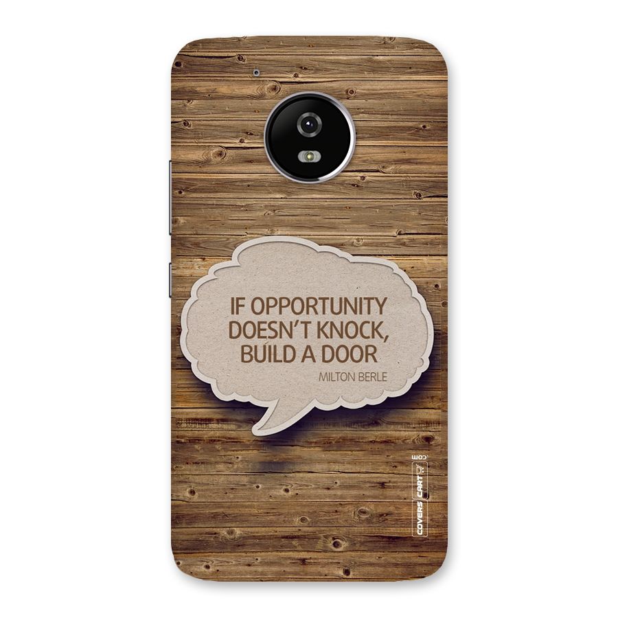 Build Your Door Back Case for Moto G5