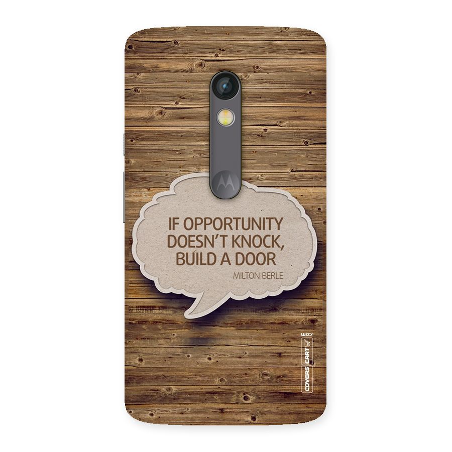 Build Your Door Back Case for Moto X Play