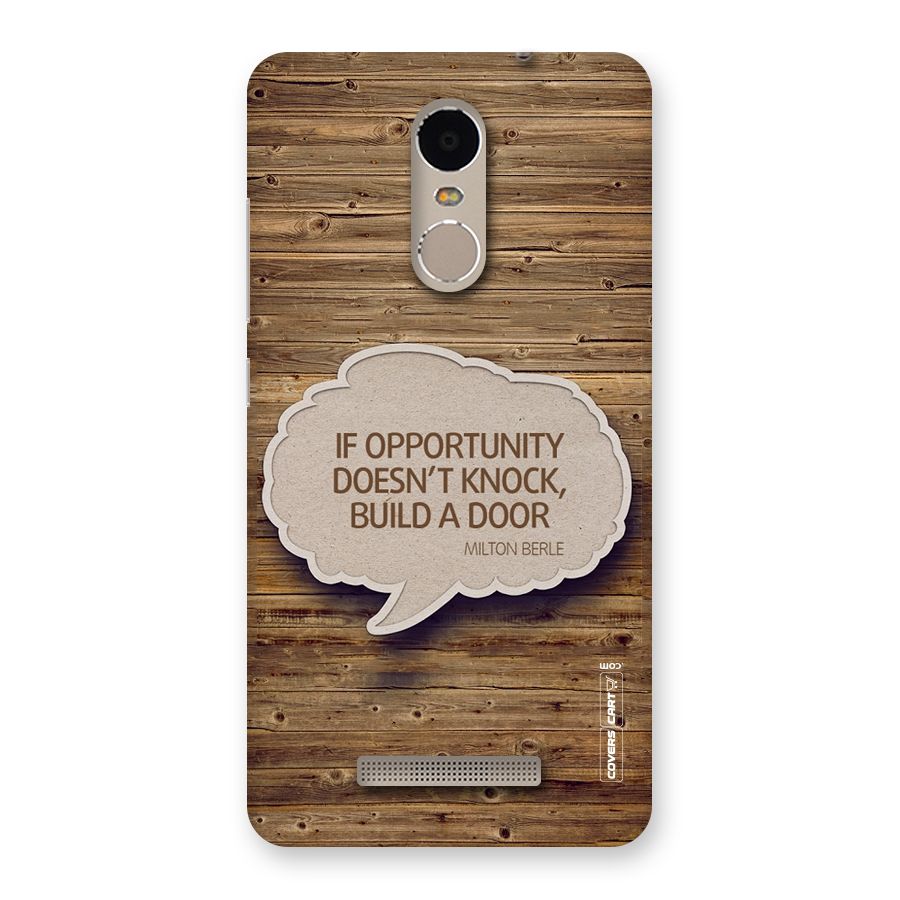 Build Your Door Back Case for Xiaomi Redmi Note 3