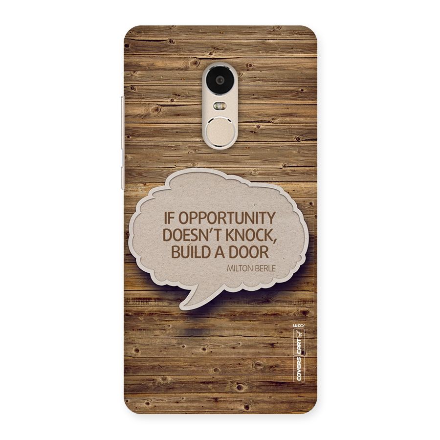 Build Your Door Back Case for Xiaomi Redmi Note 4