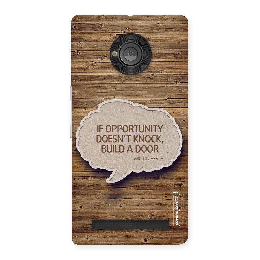 Build Your Door Back Case for Yu Yunique