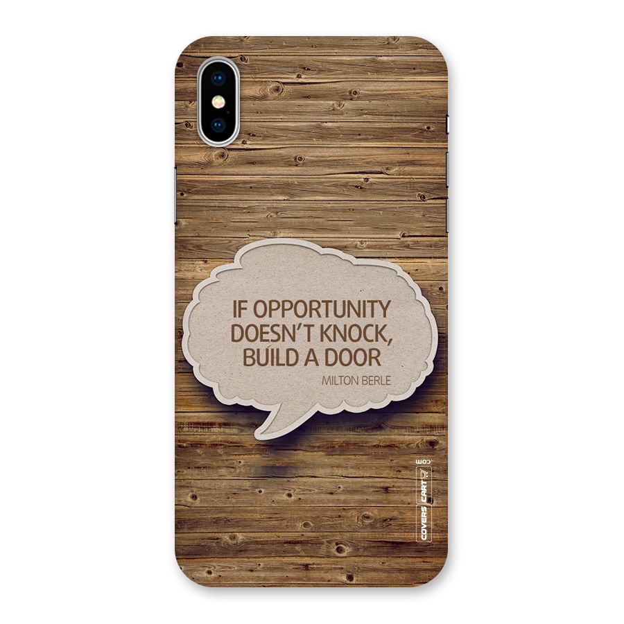 Build Your Door Back Case for iPhone X