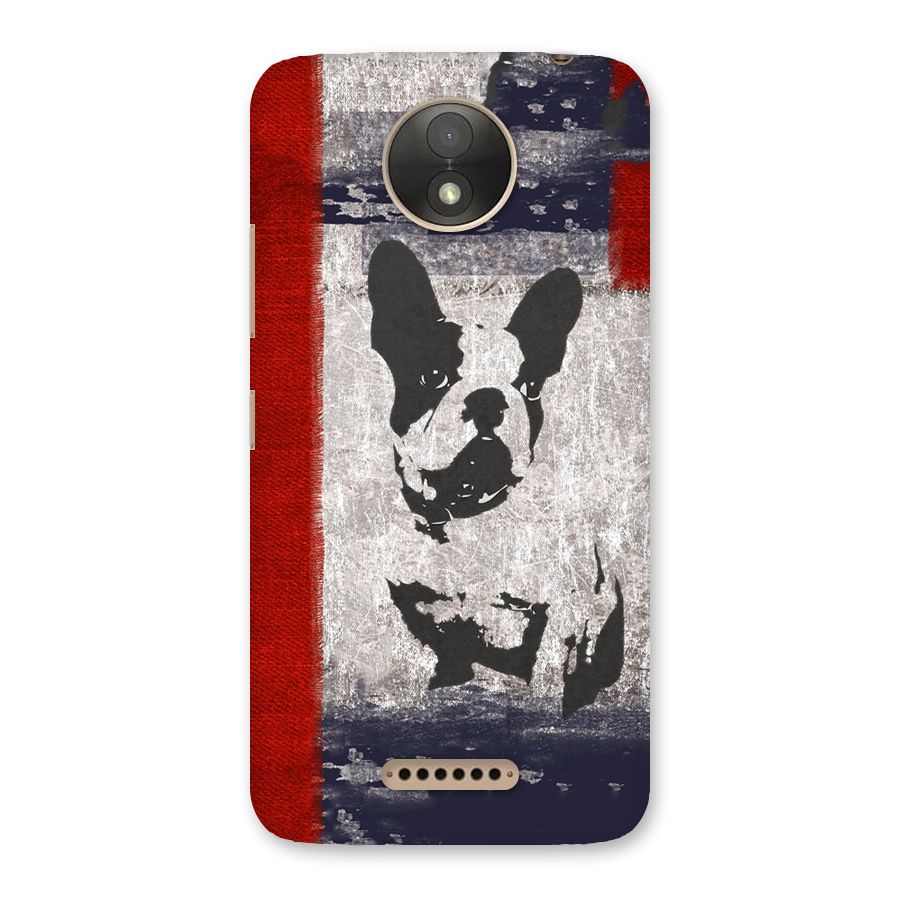 Bull Dog Back Case for Moto C Plus