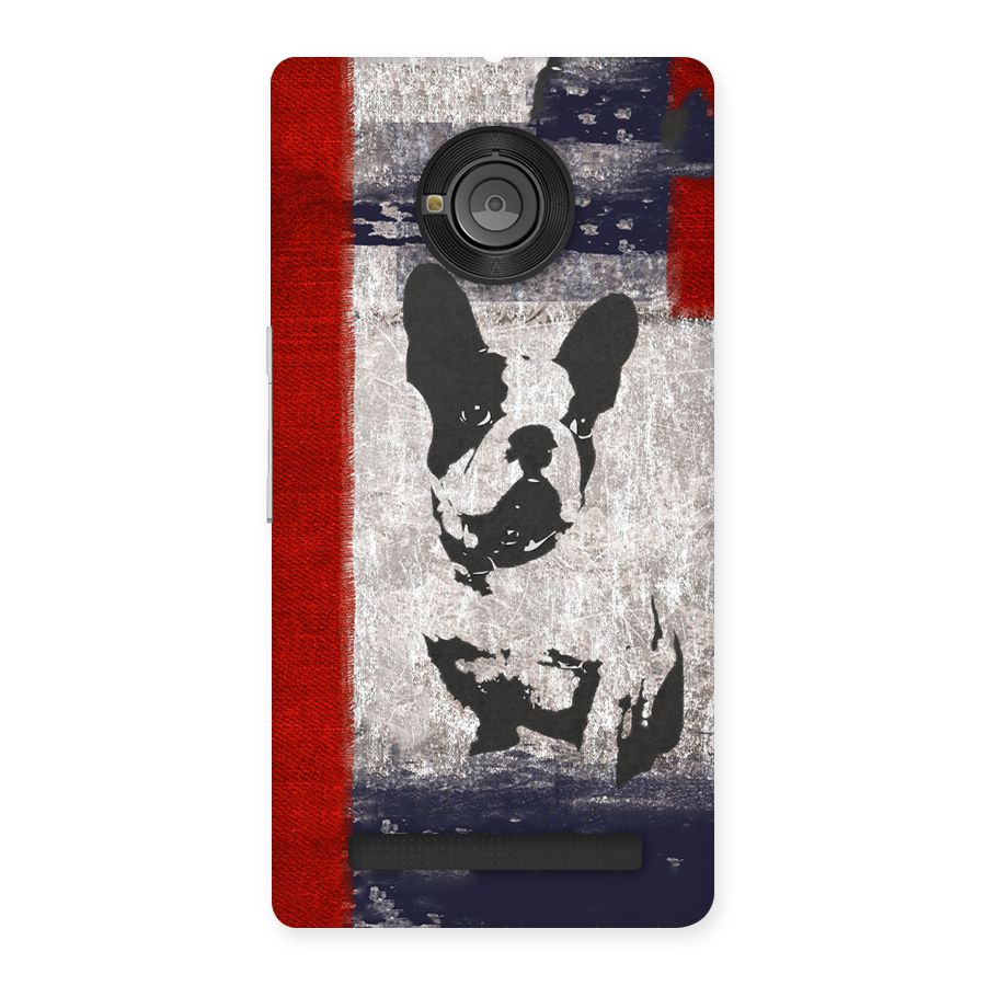 Bull Dog Back Case for YU Yunique