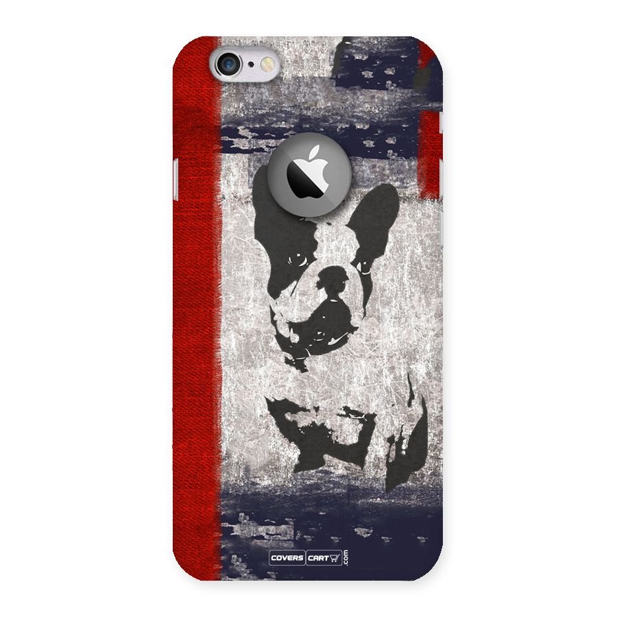 Bull Dog Back Case for iPhone 6 Logo Cut