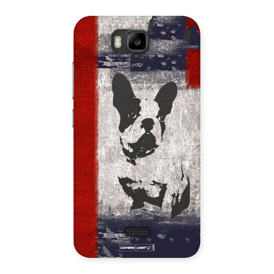 Bull Dog Back Case for Honor Bee