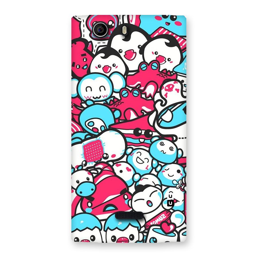 Bunny Quirk Back Case for Canvas Nitro 2 E311
