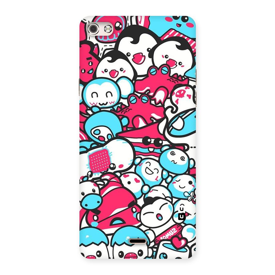 Bunny Quirk Back Case for Micromax Canvas Silver 5