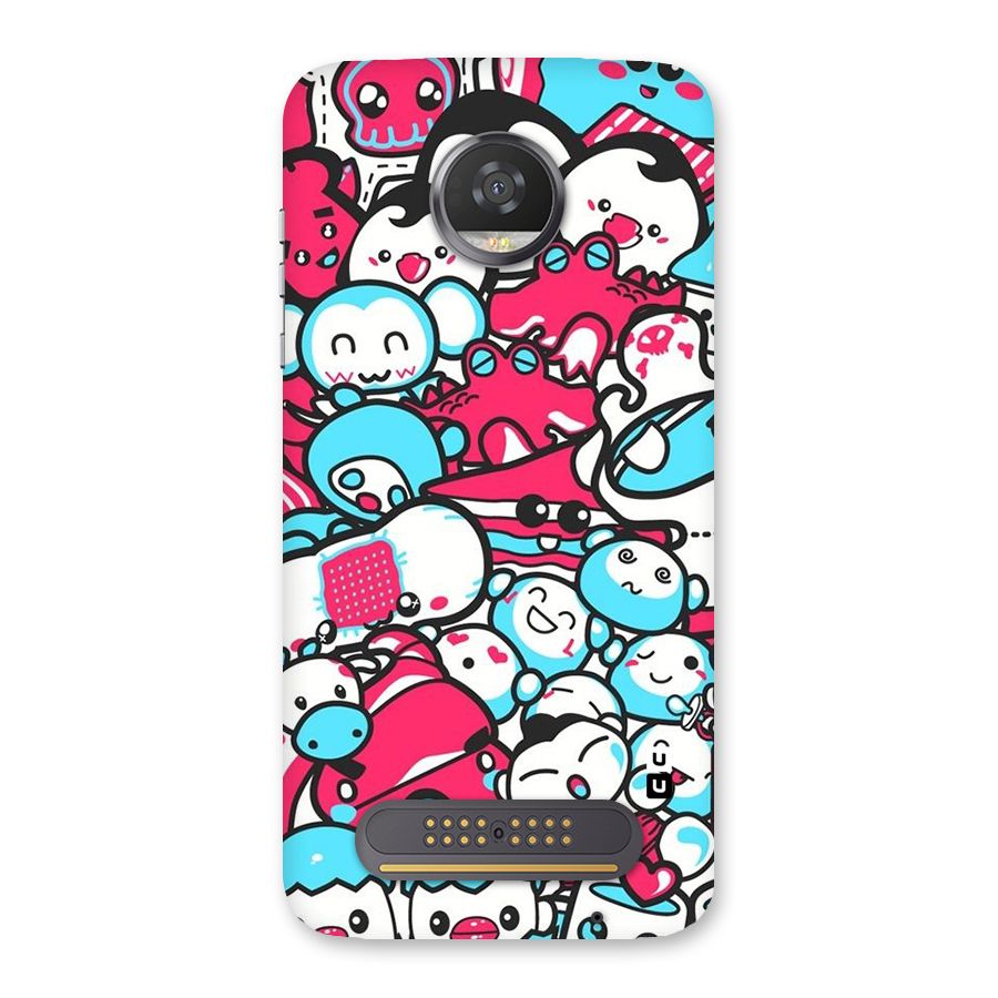 Bunny Quirk Back Case for Moto Z2 Play