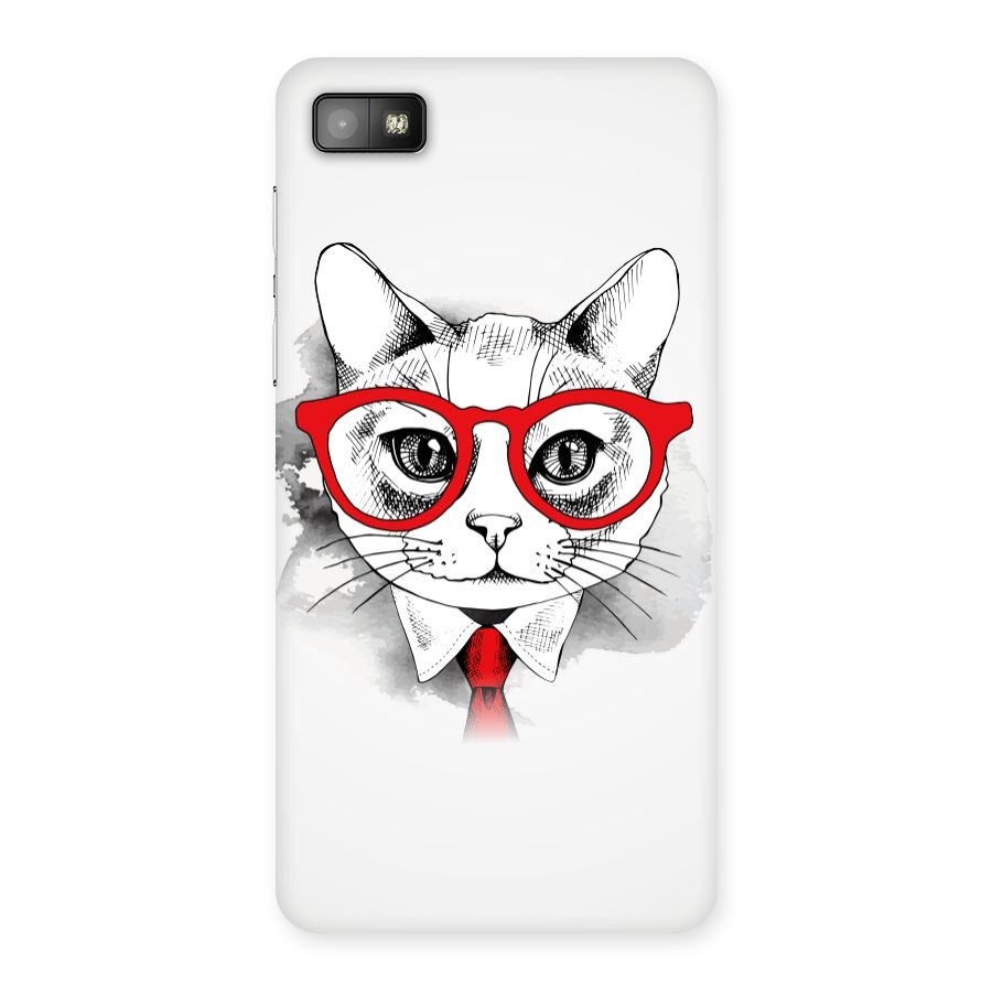 Business Cat Back Case for Blackberry Z10