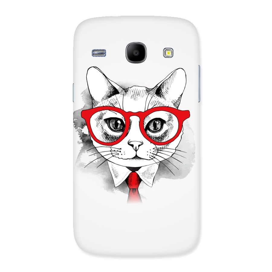 Business Cat Back Case for Galaxy Core